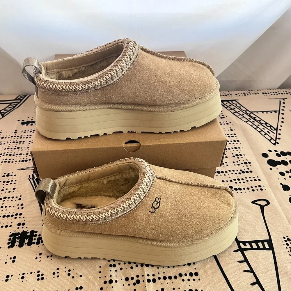 NEW UGG Women's Tasman Slippers Mustard Seed - Picture 4 of 5